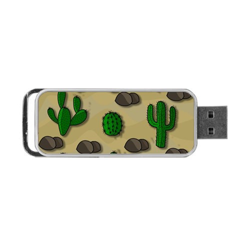Cactuses Portable USB Flash (One Side) from UrbanLoad.com Front