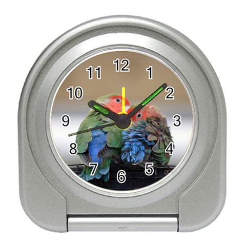 Love Parrots Travel Alarm Clock from UrbanLoad.com Front