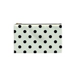 Polka Dots - Black on Ivory Cosmetic Bag (S)
