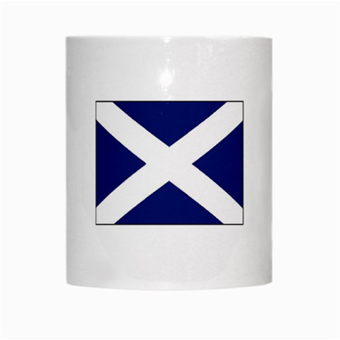 Scottish Flag White Mug from UrbanLoad.com Center