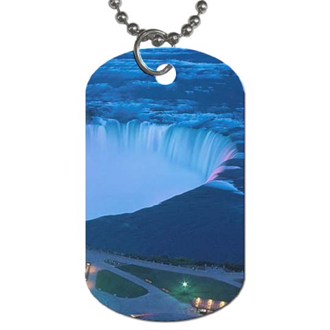 Niagra Falls X1 Dog Tag (One Side) from UrbanLoad.com Front