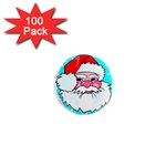 Santa 1  Mini Magnet (100 pack) 