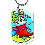 Christmas Stocking Dog Tag (One Side)