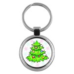Christmas Tree Key Chain (Round)