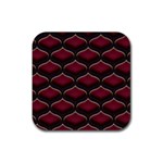 Ogee Berry Tufted Vintage Rubber Coaster (Square)