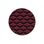 Ogee Berry Tufted Vintage Magnet 3  (Round)