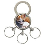 Cute Kitten 3-Ring Key Chain