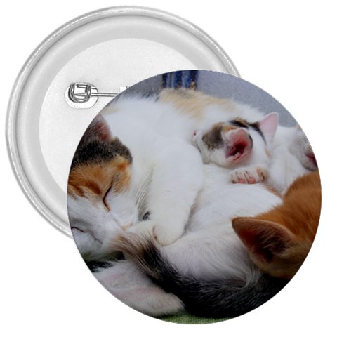 Sleeping Kittens 3  Button from UrbanLoad.com Front