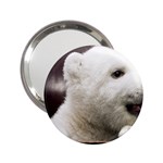 Polar Bear Cub Smile 2.25  Handbag Mirror