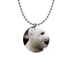 Polar Bear Cub Smile 1  Button Necklace