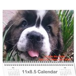 Claude 18 month calendar 2017-2018 Wall Calendar 11  x 8.5  (18 Months)