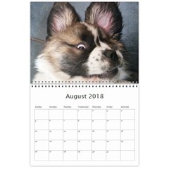Claude 18 month calendar 2017 Aug 2018