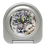 Snow Leopard Animal Travel Alarm Clock