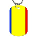 Romanian Flag Dog Tag (One Side)