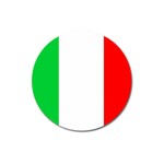 Italian Flag Magnet 3  (Round)