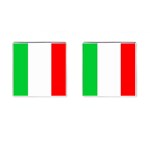 Italian Flag Cufflinks (Square)
