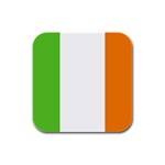 Irish Flag Rubber Square Coaster (4 pack)