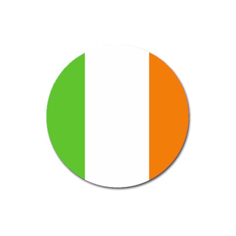 Irish Flag Magnet 3  (Round) from UrbanLoad.com Front