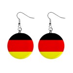 Germany Flag 1  Button Earrings
