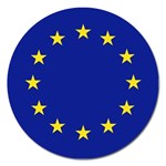 Euro Flag Magnet 5  (Round)