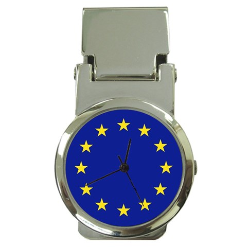 Euro Flag Money Clip Watch from UrbanLoad.com Front