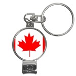 Canadian Flag X1 Nail Clippers Key Chain