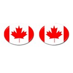Canadian Flag X1 Cufflinks (Oval)