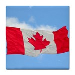 Canadian Flag Tile Coaster