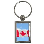Canadian Flag Key Chain (Rectangle)