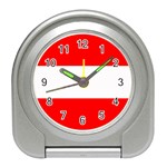 Austrian Flag Travel Alarm Clock