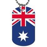 Australian Flag Dog Tag (One Side)