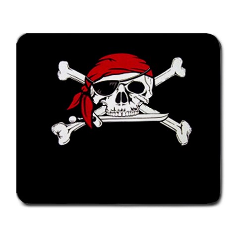 Pirate Skull Kids Large Mousepad from UrbanLoad.com Front