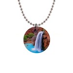 Beautiful Waterfall 1  Button Necklace