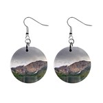 Boulder Lake 1  Button Earrings