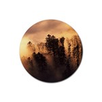 Misty Forest Rubber Round Coaster (4 pack)