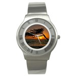 Ocean Sunset Stainless Steel Watch