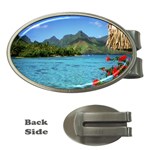 Paradise Lagoon Money Clip (Oval)