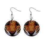 tiger 1  Button Earrings