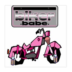 Biker Babe Duvet Cover Double Side (Queen Size) from UrbanLoad.com Back