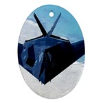 F-117 Nighthawk 2 Ornament (Oval)