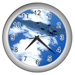 B-2 Spirit Wall Clock (Silver)