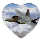 F A-22 Raptor Ornament (Heart)