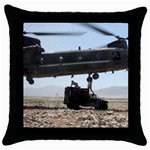 CH-47 Chinook Throw Pillow Case (Black)