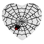 spiderweb 2 Ornament (Heart)