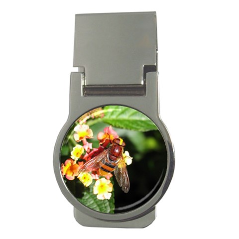 Bee Flower Money Clip (Round) from UrbanLoad.com Front