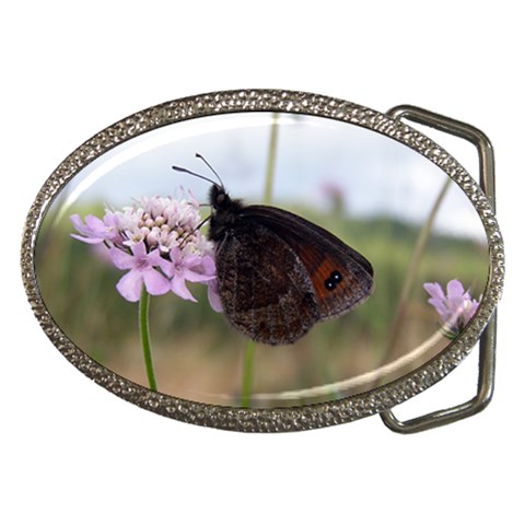 Erebia Pronoe Rila (Bulgaria Butterfly) Belt Buckle from UrbanLoad.com Front