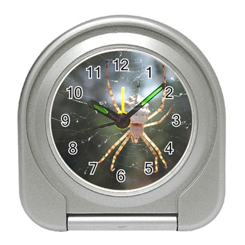 White Spider Travel Alarm Clock from UrbanLoad.com Front