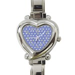 xmas0050 Heart Italian Charm Watch