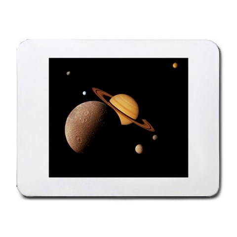Saturn Enceladus Small Mousepad from UrbanLoad.com Front