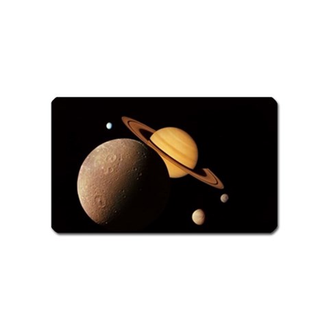 Saturn Enceladus Magnet (Name Card) from UrbanLoad.com Front